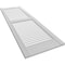 Ekena Millwork Mid-America Vinyl, TailorMade Cathedral Top Center Mullion, Open Louver Shutters, L11442001, PR L11442001 - alternate 6